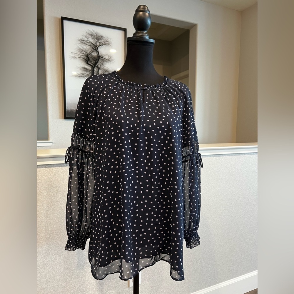 Susan Graver - Sheer Blouse - Small